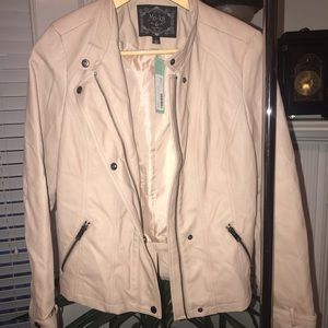 Blushnude pleather jacket from stitchfix MO-KA NWT